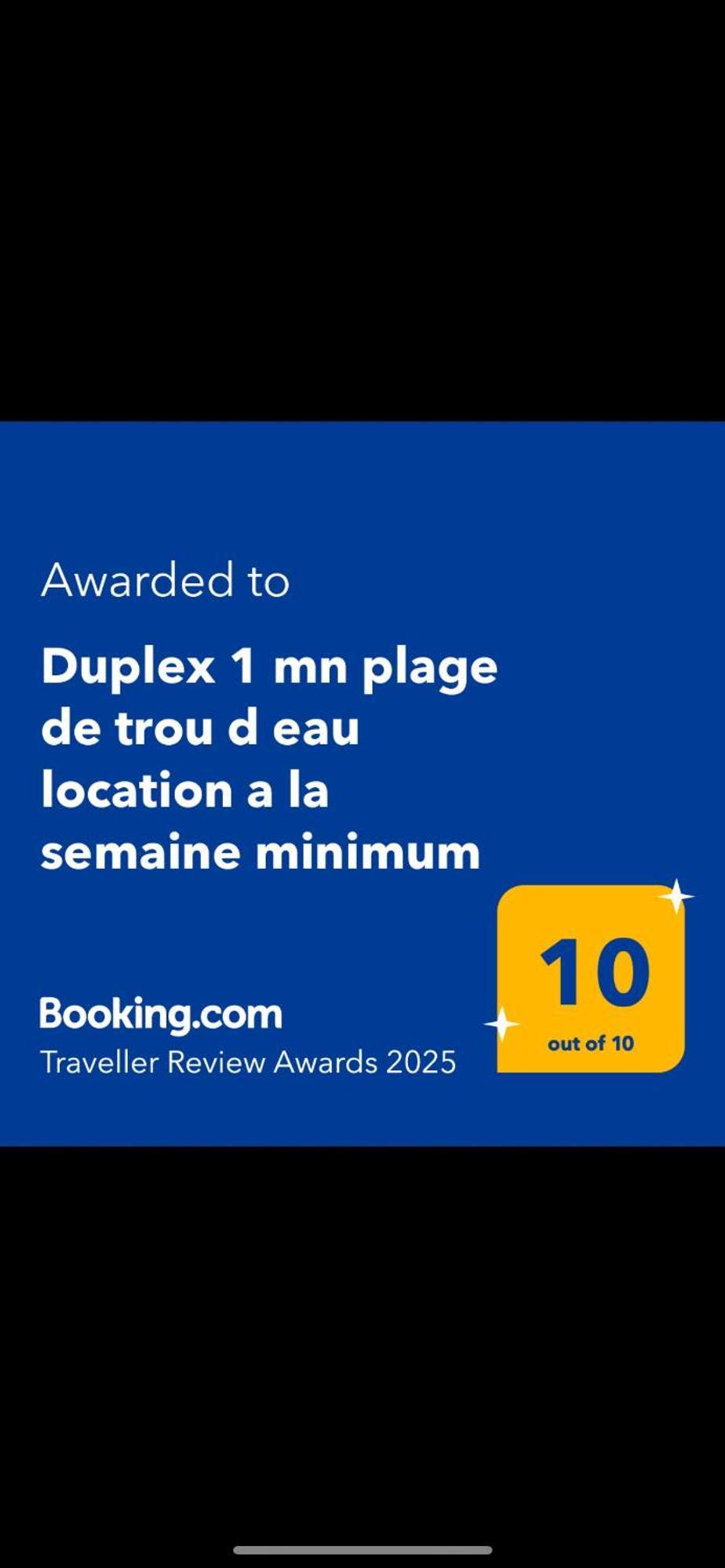 Duplex 1 Mn Plage De Trou D Eau Location A La Semaine Minimum Ла-Салин-ле-Бен Экстерьер фото